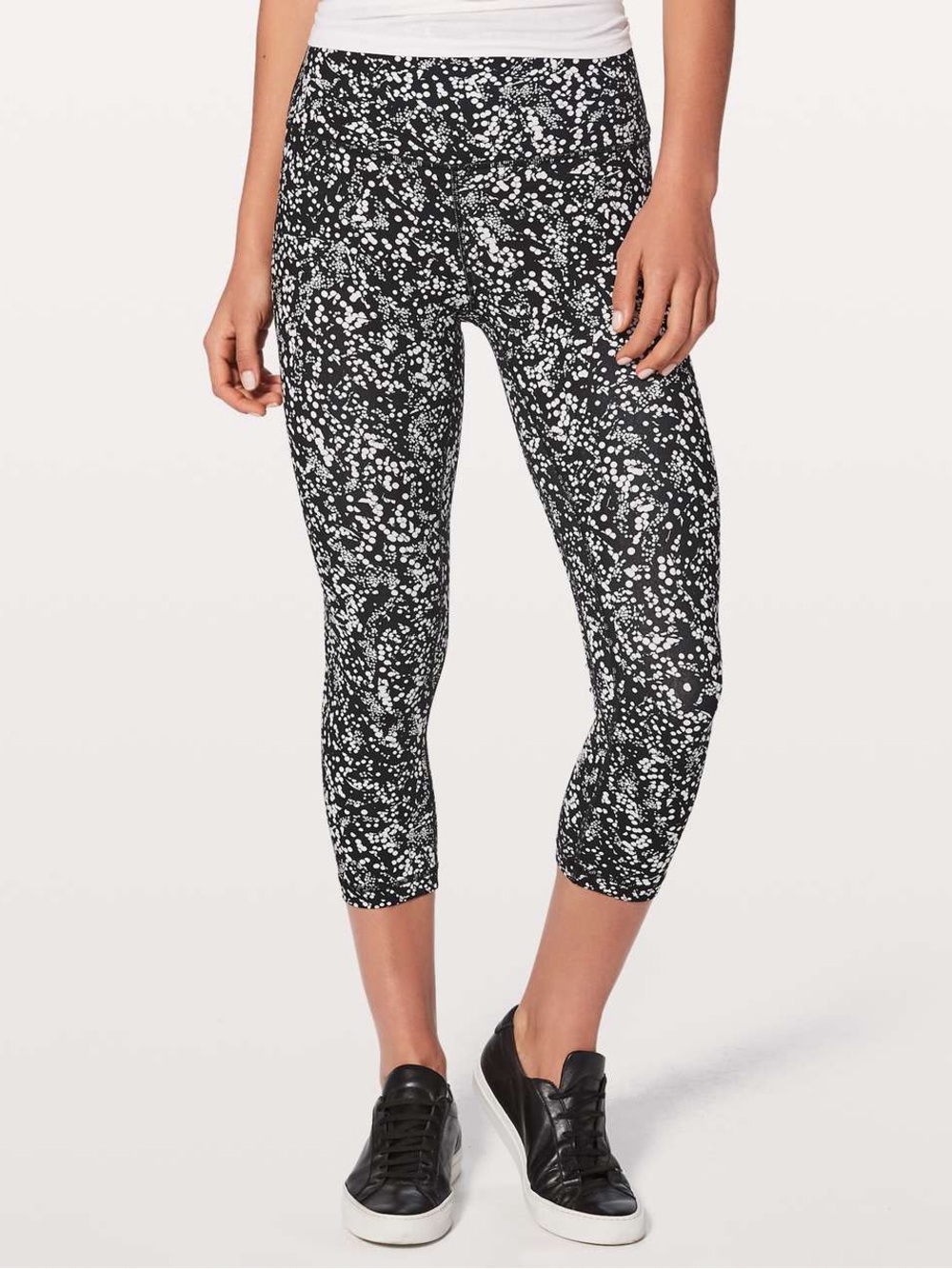 🖤 Lululemon Align Crop 21" Chirasu‎ Black Nulu High Rise Yoga Leggings Size 8